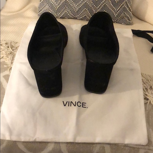 Vince chunky heel bootie shoes - Picture 2 of 3